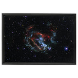 Supernova Remnant 1E 0102.2-7219 Framed Canvas Wraps - darkmatterprints -