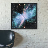 The Butterfly Nebula NGC 6302 Wall Art including Frame - darkmatterprints -