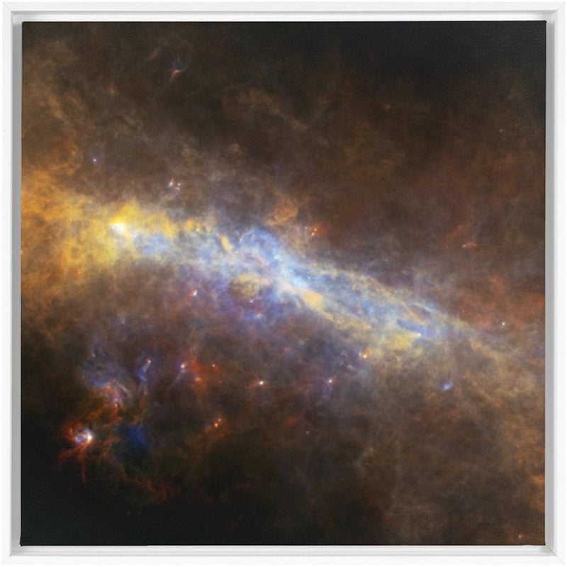 The Case of the Warped Galactic Ring Wall Art including Frame - darkmatterprints -