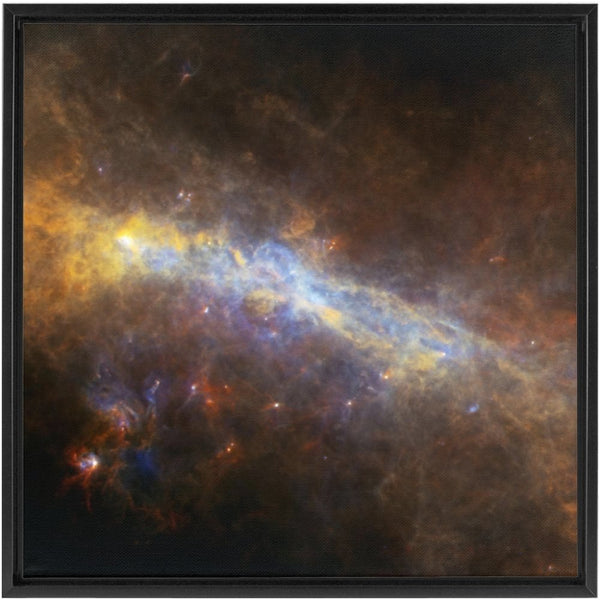 The Case of the Warped Galactic Ring Wall Art including Frame - darkmatterprints -