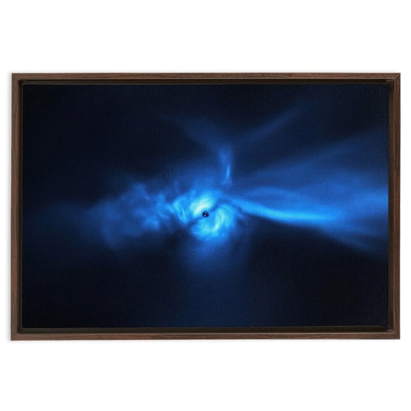 The Disc Around Su Aur Star Wall Art Including Frame - darkmatterprints -