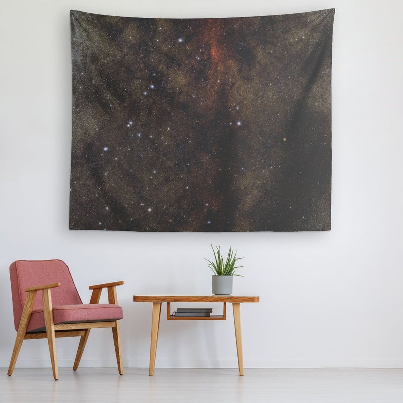 The Dusty Heart of Milky Way Tapestry - darkmatterprints - Tapestries