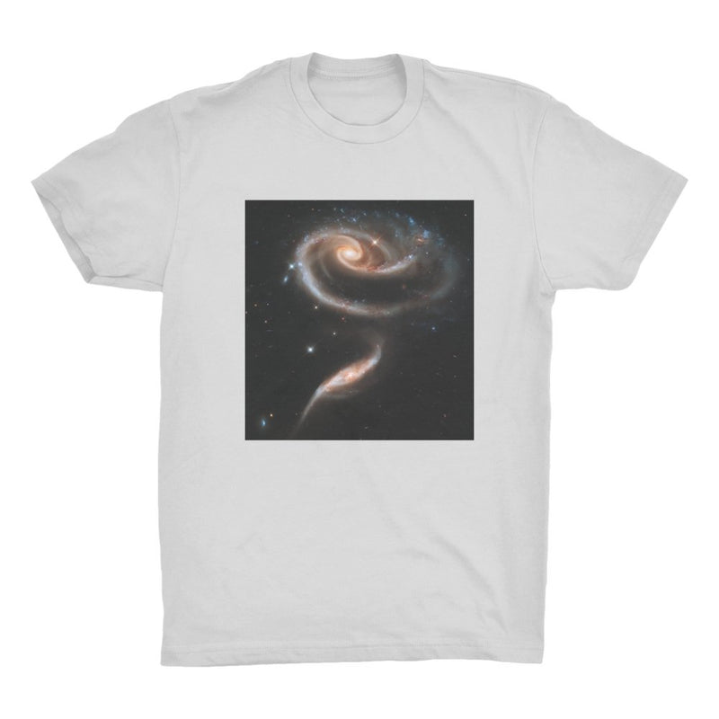 The Galactic Rose Men's Organic Cotton T-Shirt - darkmatterprints - Apparel