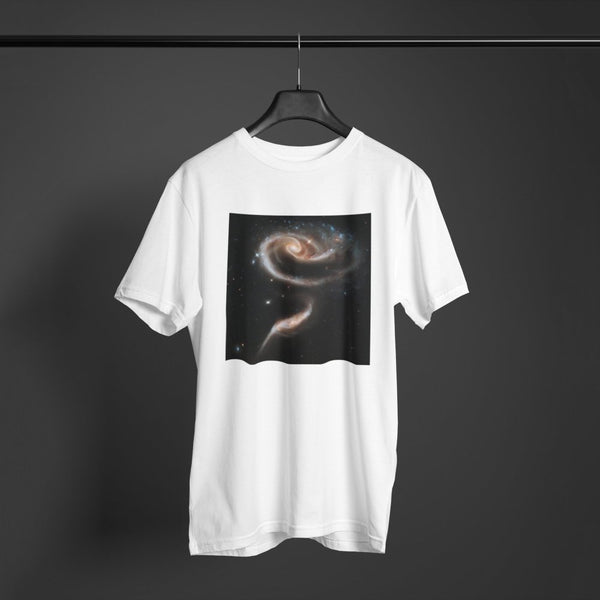 The Galactic Rose Men's Organic Cotton T-Shirt - darkmatterprints - Apparel