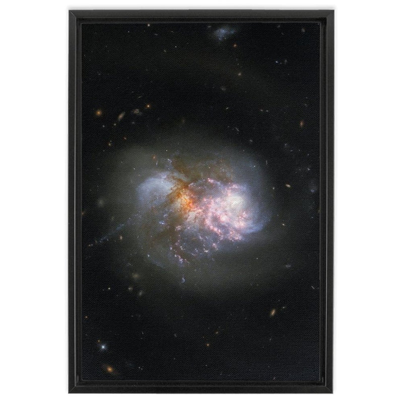 The Interacting Galaxy Pair IC 1623 Wall Art including Frame - darkmatterprints -