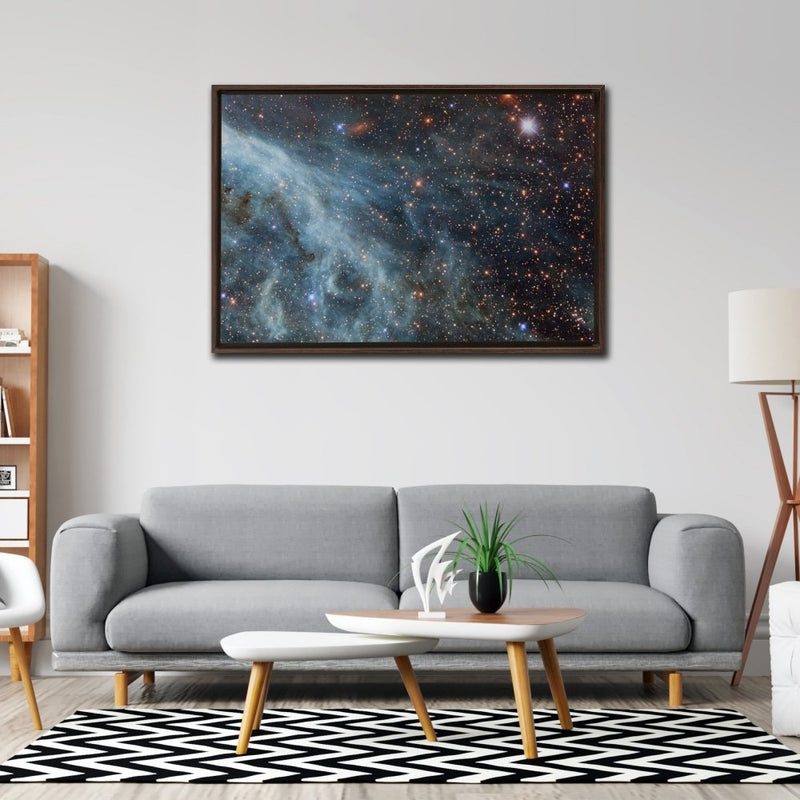 The Large Magellanic Cloud (LMC) Wall Art including Frame - darkmatterprints -