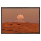 The Moon Behind the Mountain Wall Art Including Frame - darkmatterprints -