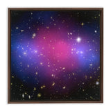 The Powerful Collision of Clusters Wall Art including Frame - darkmatterprints -