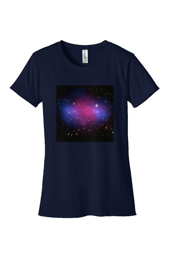 The Powerful Collision of Clusters Women's Organic Cotton T-Shirt - darkmatterprints - tshirts