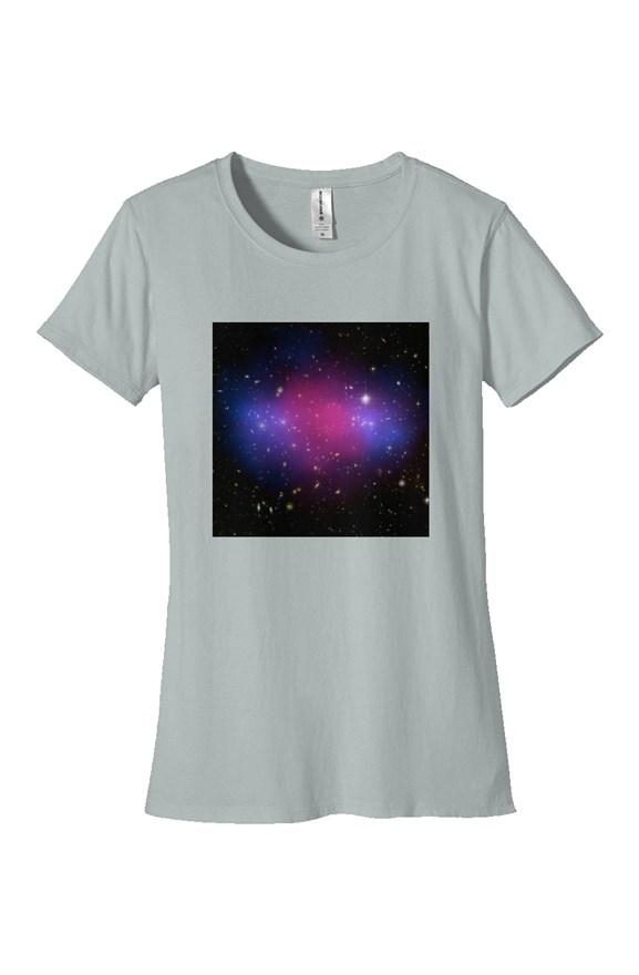 The Powerful Collision of Clusters Women's Organic Cotton T-Shirt - darkmatterprints - tshirts