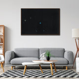 The Sky Around the Skull Nebula Wall Art Including Frame - darkmatterprints -