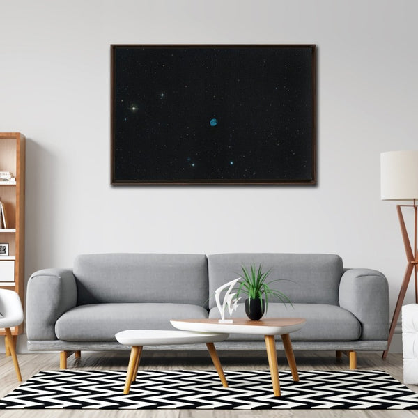 The Sky Around the Skull Nebula Wall Art Including Frame - darkmatterprints -