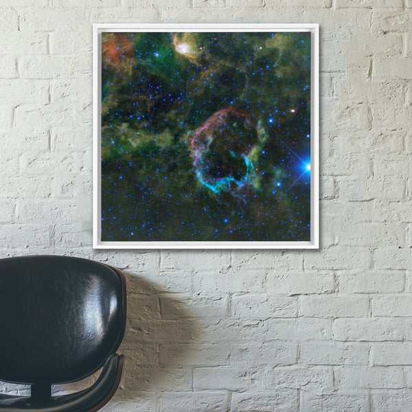 The Supernova Remnant IC 443 Wall Art including Frame - darkmatterprints -