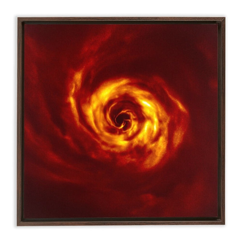 The Twist in AB Aurigae Star Wall Art including Frame - darkmatterprints -