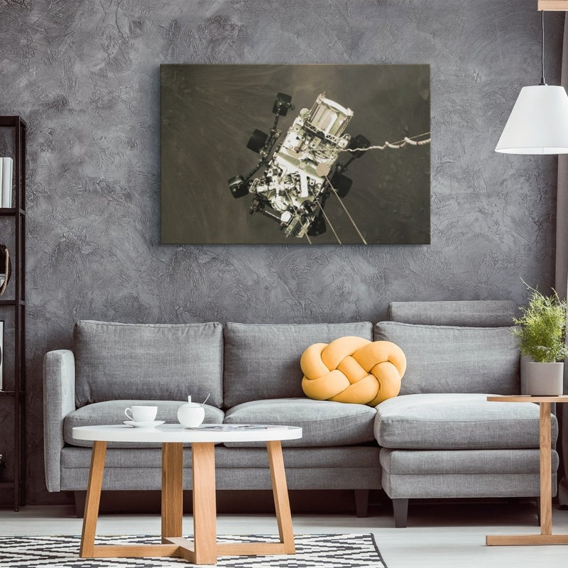 The Umbilical Cord of Perseverance Rover Wall Art - darkmatterprints - Canvas Wall Art 2