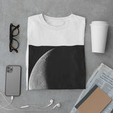 The Waning Moon Men's Organic Cotton T-Shirt - darkmatterprints - Apparel