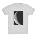 The Waning Moon Men's Organic Cotton T-Shirt - darkmatterprints - Apparel