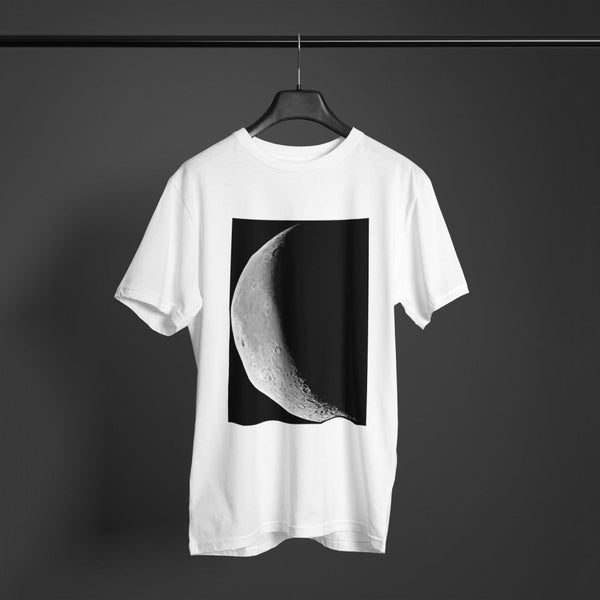 The Waning Moon Men's Organic Cotton T-Shirt - darkmatterprints - Apparel