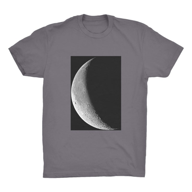 The Waning Moon Men's Organic Cotton T-Shirt - darkmatterprints - Apparel