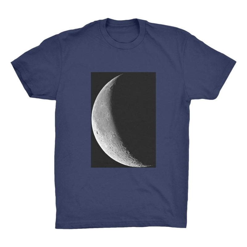 The Waning Moon Men's Organic Cotton T-Shirt - darkmatterprints - Apparel