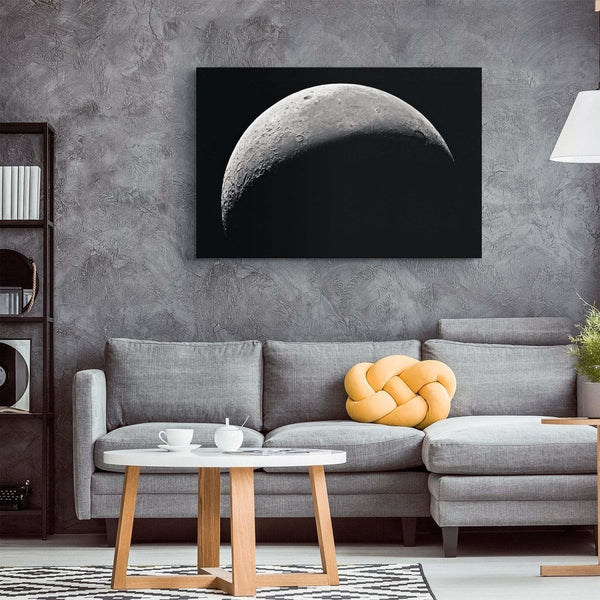 The Waning Moon Wall Art - darkmatterprints - Canvas Wall Art 2
