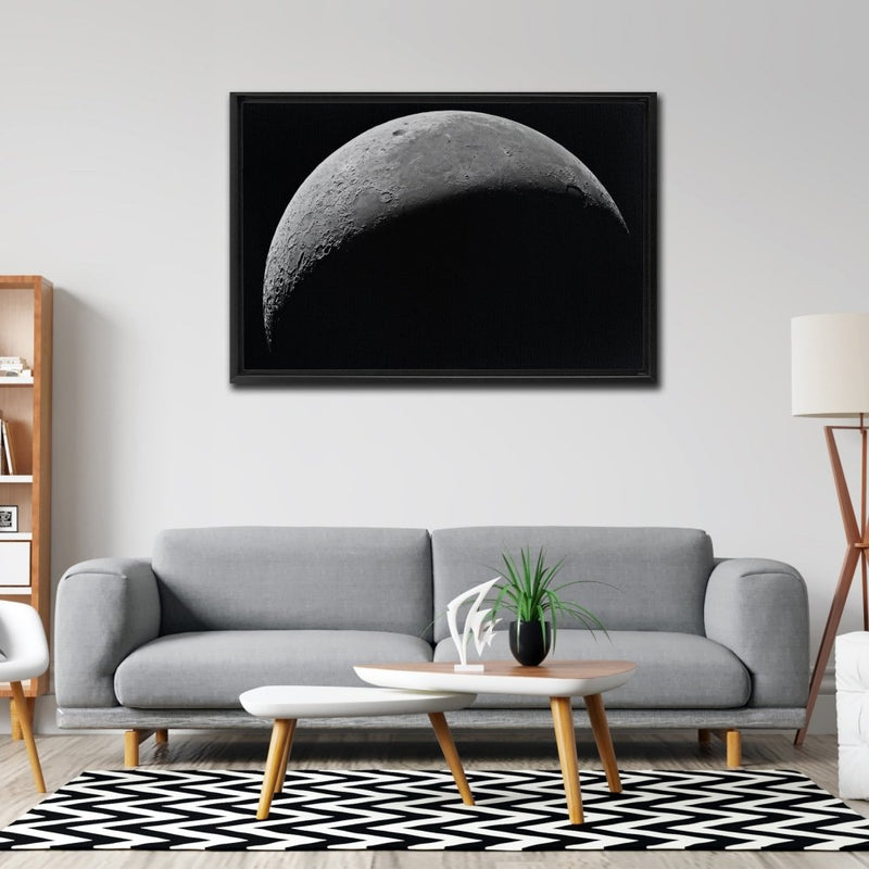 The Waning Moon Wall Art including Frame - darkmatterprints -