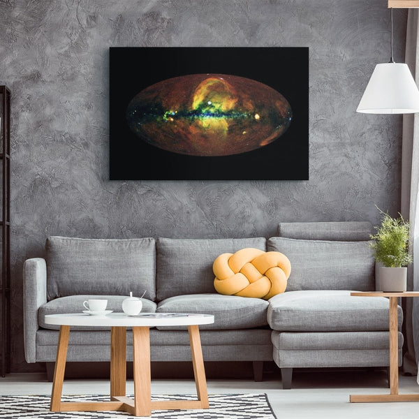 The Whole Universe in One Picture Wall Art - darkmatterprints - Canvas Wall Art 2
