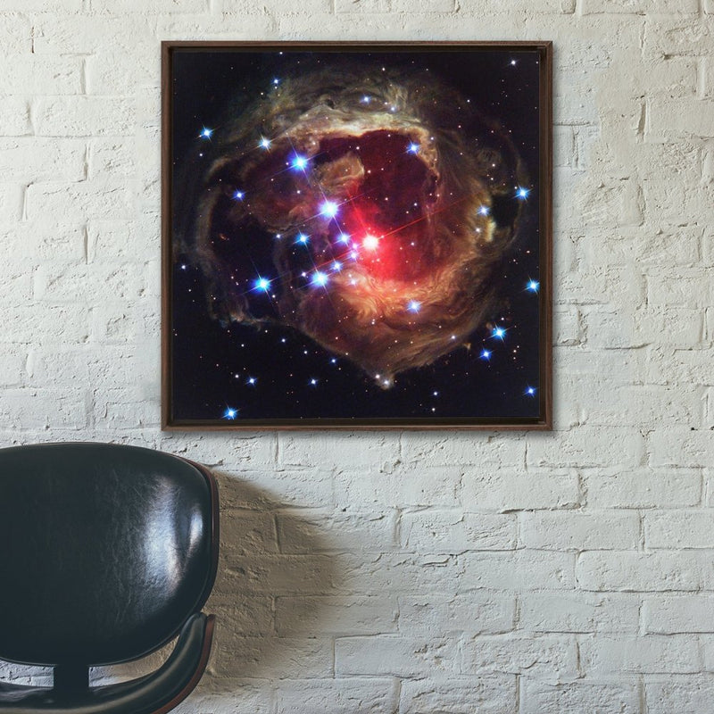 Three Years After Stellar Outburst Wall Art including Frame - darkmatterprints -