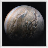 Tumultuous Clouds of Jupiter Wall Art including Frame - darkmatterprints -