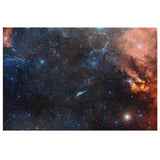 Wide-field View of NGC 2736 (Pencil Nebula) in Vela Constellation Wall Art - darkmatterprints - Canvas Wall Art 2