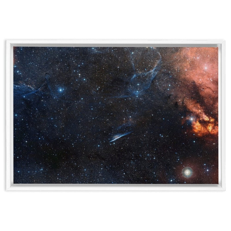 Wide-field View of NGC 2736 (Pencil Nebula) in Vela Constellation Wall Art including Frame - darkmatterprints -