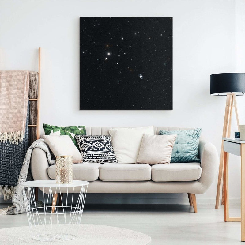 Wide-field view of the Fornax Galaxy Cluster Wall Art - darkmatterprints - Canvas Wall Art 2