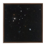 Wide-field view of the Fornax Galaxy Cluster Wall Art including Frame - darkmatterprints -