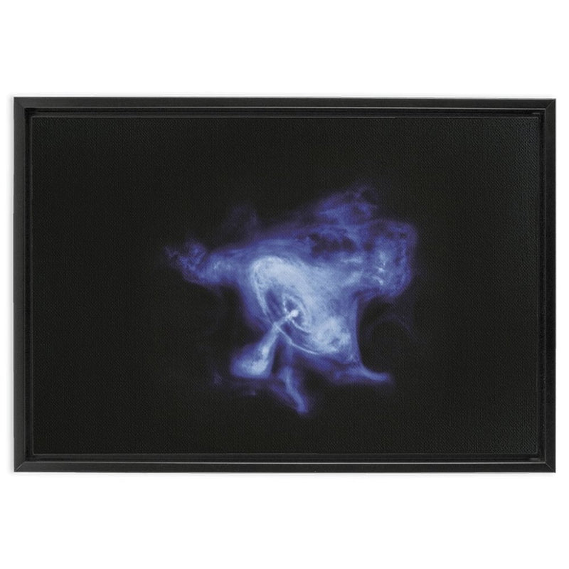 X-ray View of Crab Nebula Wall Art including Frame - darkmatterprints -